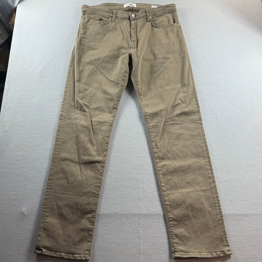 GDW General Denim Works Pants Mens 34 Brown Bridge Straight Leg Stretch